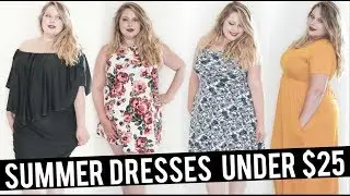 ⭐5 DRESSES UNDER $25!! ⭐ | Plus Size Amazon Haul | Summer 2018