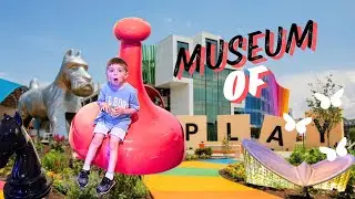 FUN at The Kids Museum of PLAY & Butterfly Garden! PRETEND PLAY with LIFE SIZE TOYS! -Rochester NY