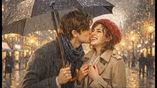 Soul Serenity Sound | Timeless Art - A Romantic Love Story Under an Umbrella in a City of Fog