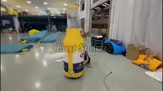 Inflatable beer bottle hand waving dancer model for outdoor#advertisinginflatables #bottle
