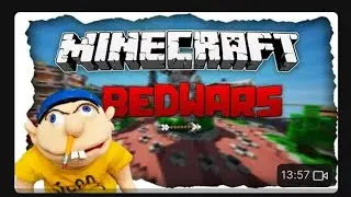 Джеффи играет в Bed Wars (Hypixel) (Перезаливка)