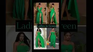 Trendy Green Dress Styles for Women #fashionideas #ootdguide #maximalistfashion