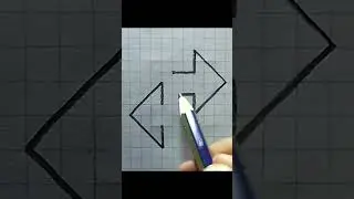 3D illusion tricks drawing ✍️ How to draw a 3D drawing ✏️ #youtube #shortsfeed #easydrawing #3dart