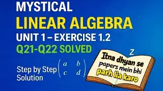 Elementary Linear Algebra Howard Anton Ex 1.2 Q21-Q22 solutions in Urdu/Hindi #LinearAlgebra