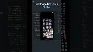 Grid Magnification Challenge in Flutter |  (source in description) | #shorts #opensource