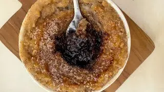 What to do with leftover Oat Pulp? | Vegan Churro Baked Oats (Zero Waste) 🥣 #shorts