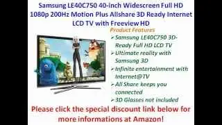 Samsung LE40C750 40-inch Widescreen Full HD 1080p 200Hz Motion Plus Allshare