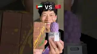 Dubai Chocolate 🇦🇪 vs Grape Ice Cream 🇨🇳