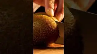 Satisfying Kiwi Slicing ASMR 🥝 (No Talking)ASMR #Satisfying #Kiwi #Cutting #Shorts