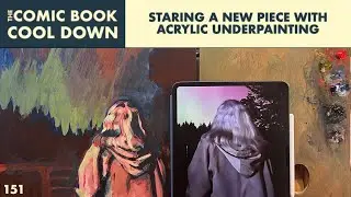CBCD 151 - I'm making a painting of my mom under the Aurora Borealis