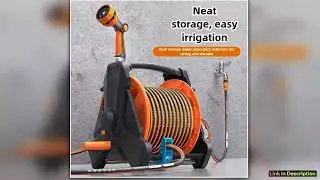 Car Wash Water Pipe Storage Household Highpressure Water Gun Flower Watering Hose Reel Floor Flushi