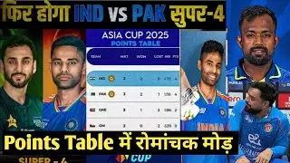 Asia Cup 2025 Points Table Update Today India Vs Pakistan Into The Super 4, Points Table Asia Cup