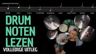 Drumles: Hoe leer je Drum Noten Lezen ? - Volledige uitleg - #drumles #drums #drumtips
