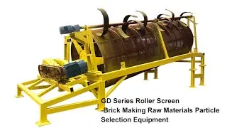 GD Series Roller Screen Clay Bricks Raw MaterialsSoil Screening Equipmet