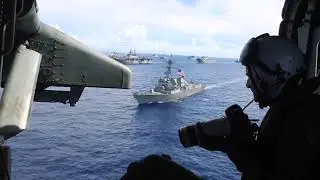 RIMPAC 2022 Fleet sails in formation