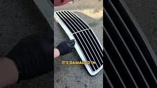 Merc Grill Shiny Again! | #mechanic #mercedes #automobile #diy #shiny