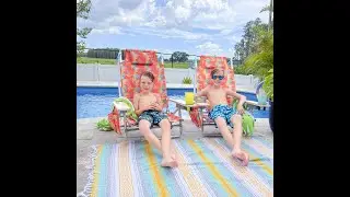 ALPHA CAMP 4-Position Backpack Folding Beach Chair with Cooler Bag
