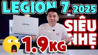 Unboxing Lenovo Legion 7i 2025 Si&ecirc;u đẹp - Si&ecirc;u nhẹ | LaptopWorld