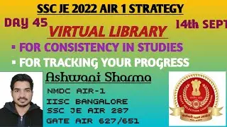 DAY 45|| What IS VIRTUAL LIBRARY|| DAILY LIFE PURPOSE FOR AIR 1 IN SSC JE 2022