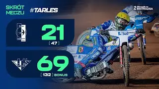 Speedway. Żużel. Mecz: Trzy komplety Byków. Jaskółki bez skrzydeł (skrót #TARLES 21:69 07.08.2025)
