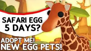 New Pets In Adopt Me Safari Egg 2! Pet Ideas