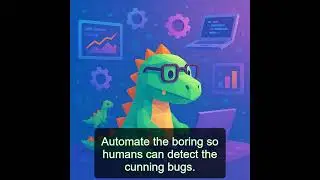 Automate the boring so humans can detect the cunning bugs