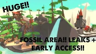 FOSSIL AREA EARLY ACCESS!! SUPER BIG,OFFICIAL!! Roblox Adopt Me