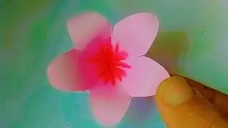 Easy paper flower making 