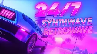 🎧 24/7 Synthwave Radio &bull; beats to 🎓 Study &bull; 🧘 Relax &bull; 💻 Code &bull; 🚗 Drive | Retro Vibes