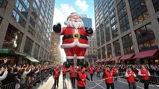 NYC 2025 Christmas Parade 4K HDR &ndash; Giant Balloons, Marching Bands & Fireworks