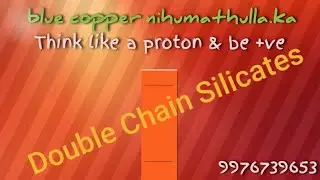 Double chain silicates