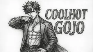 How to draw gojo cool pose | Jujutsu Kaisen | Anime drawing step by step |Easy Gojo drawing tutorial