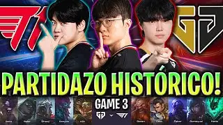LA MEJOR PARTIDA DE LA LCK!😱T1 HACE HISTORIA?🔥 | T1 vs GEN GAME 3 LCK SUMMER 2025 en ESPA&Ntilde;OL