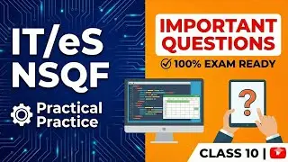 IT/ITeS Solved Practical Question Paper | Class 10 NSQF