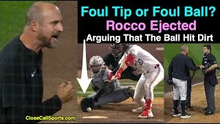 E126 - Rocco Baldelli Ejected Arguing Ryan Jeffers' Foul Tip Hit Dirt, But Umpire John Bacon Said No