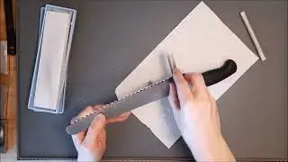 Mercer Bread Knife Full Sharpening From Dull To Hair Splitting Sharp