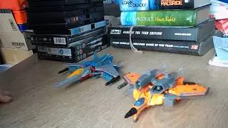 Reina Transforms:  RID Deluxe Starscream and Generations Jiaxus