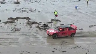 Guernsey Autocross held at Chouet Beach 16th February 2025 - Womens Race 1
