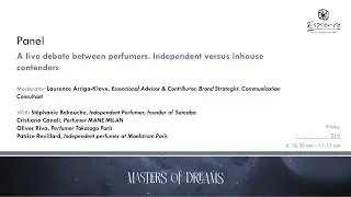 A live debate between perfumers. Independent versus inhouse contenders