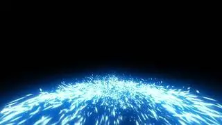 blue particle ground explosion  - Download Stock Footage