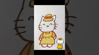How to draw Hello Kitty&rsquo;s Mama | Sanrio #drawing