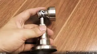 Magnetic Door Stop with SoftCatch Stainless Steel Brushed Magnetic Stopper, Chrome Heavy Duty Magnet