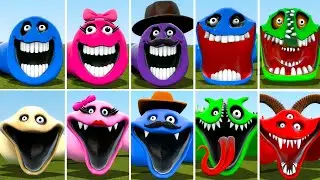 EVOLUTION OF NEW ROBLOX HUNGRY WORM VS HUNGRY SNAKE FAMILY In Garry's Mod!