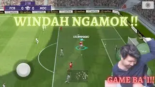 MOMENT KOCAK WINDAH BASUDARA EMOSI MAIN PES MOBILE | ILHAMWINDAH VS RILLKT
