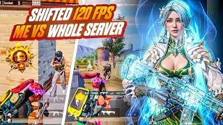 Kinkara vs Whole Server 🔱 After Shifted 120 Fps Intense Fragss in Conqueror Lobby | BGMI