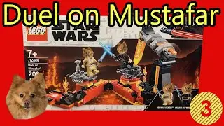 Duel on Mustafar Star Wars Lego Build - Set 75269 - #Shorts Obi Wan and Anakin Skywalker Duel