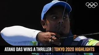 Atanu wins 6-5 thriller against Oh Jinhyek 🏹  | Archery #Tokyo2020 Highlights