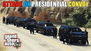 GTA 5 Gameplay  | Attack on Presidential Convoy | Secret Service in Action | Game Loverz