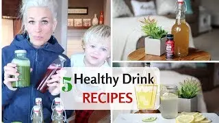 5 WEIGHT LOSS DRINKS 🌟 How to Lose Weight & Cut Fat (Healthy Drink Recipes)