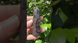 Garnet & Astrophyllite Tower #3